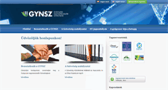 Desktop Screenshot of php-gynsz.hu